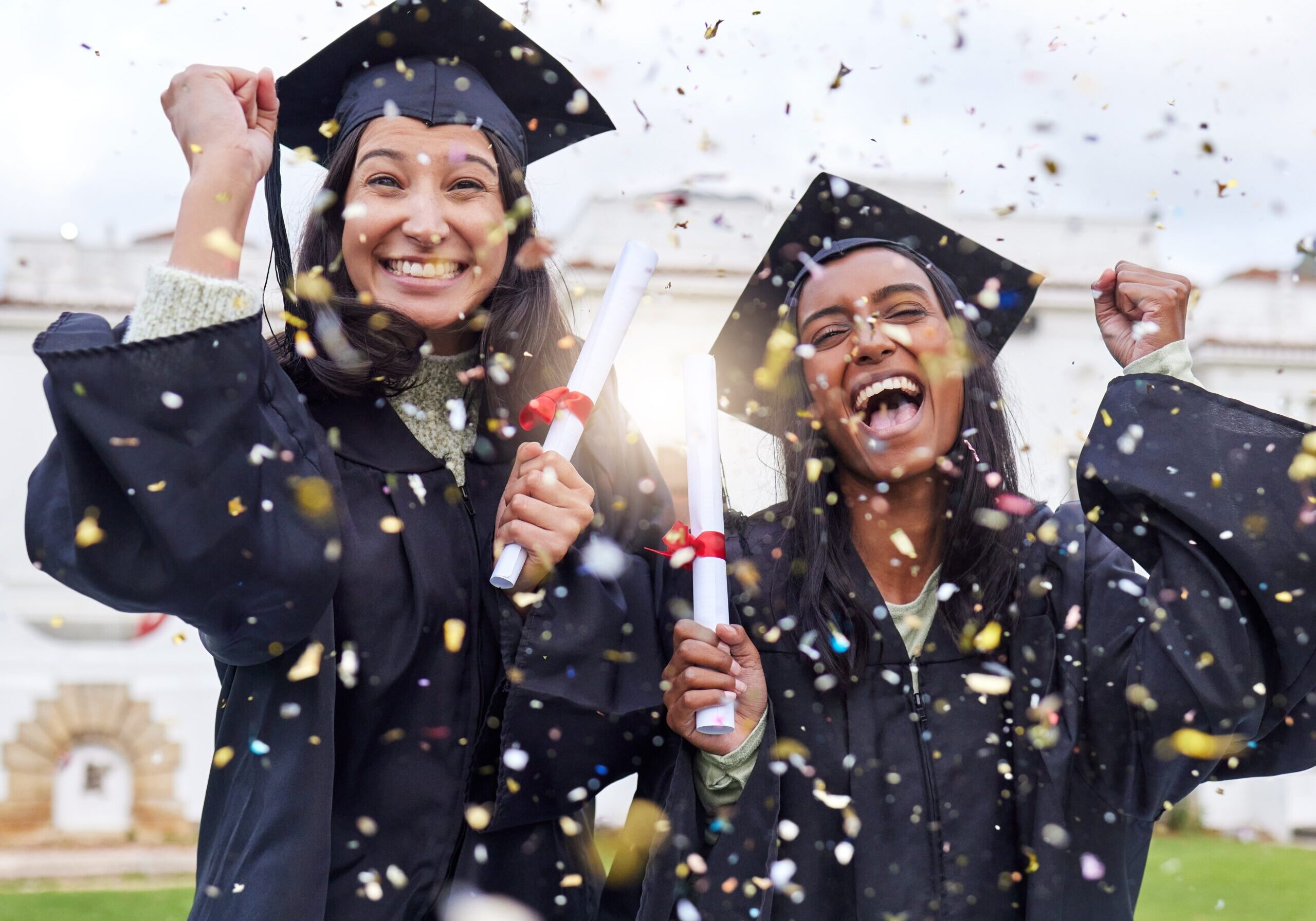 Queue,The,Celebrations.,Cropped,Portrait,Of,Two,Attractive,Young,Female